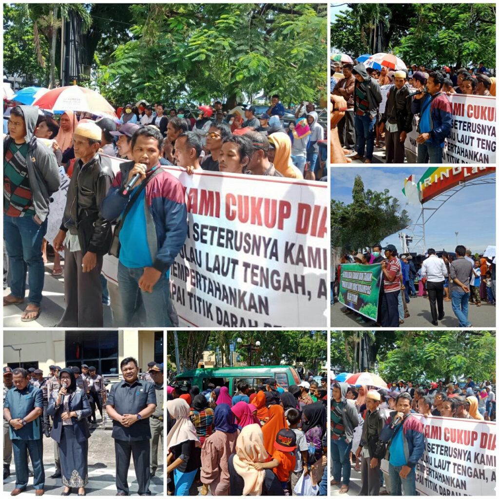 demo kantor dprd bupati PT Msam1