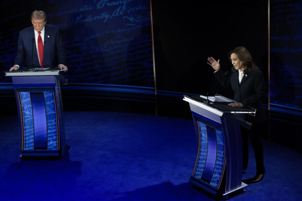 - Lintas Fokus Debat Panas Trump dan Harris Saling Serang Dalam Debat Capres Amerika