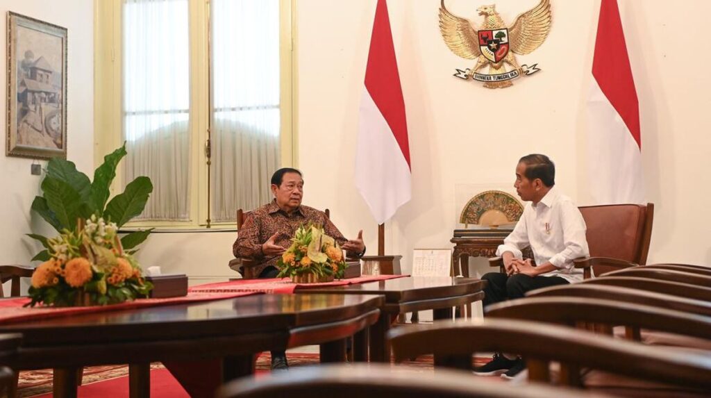 Kunjungan SBY di Istana, Disambut Langsung Oleh Jokowi
