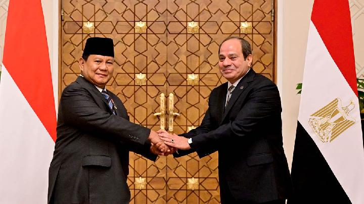 Prabowo Bertemu Presiden EL-Sisi di Kairo Bahas Konflik Gaza