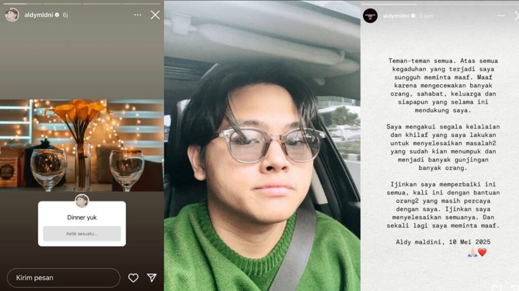 Aldy CJR Tipu Fans Dengan Modus Dinner Bareng