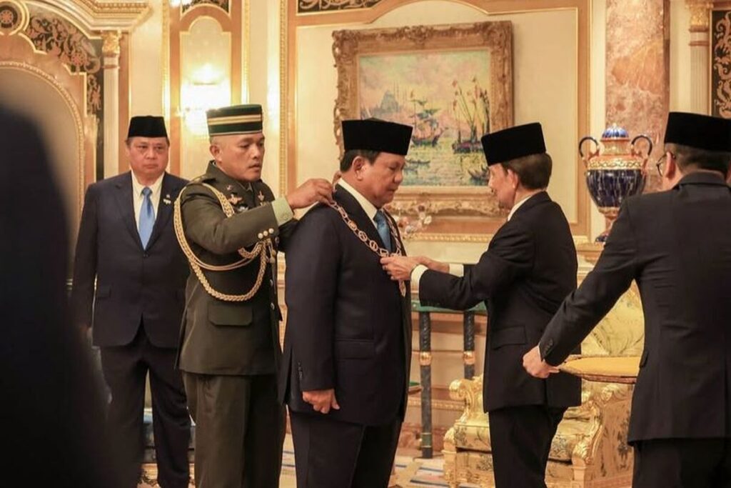 Prabowo Kunjungi Brunei Darussalam Dijemput Putra Mahkota