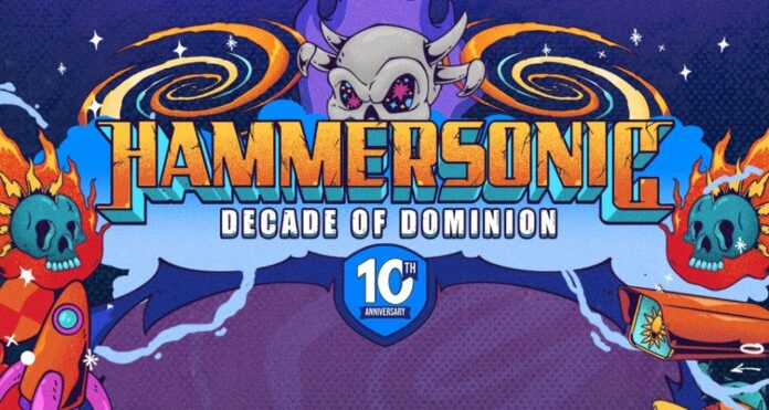 Poster resmi Hammersonic Festival 2026 bertajuk “Decade of Dominion” 10th anniversary