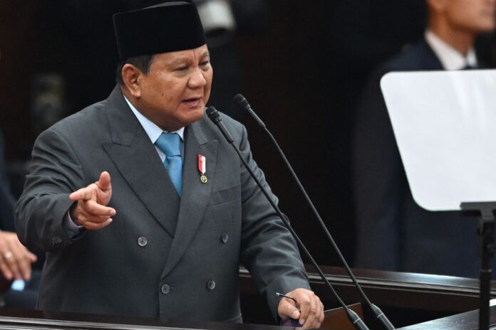 Serakahnomics disorot Prabowo.