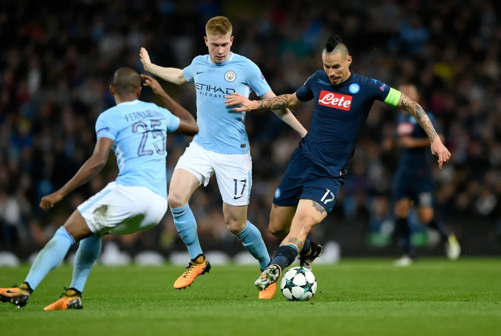 Man City vs Napoli di Etihad malam ini.