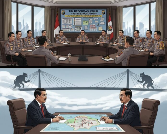 Tim Reformasi Polri menuai tanya.