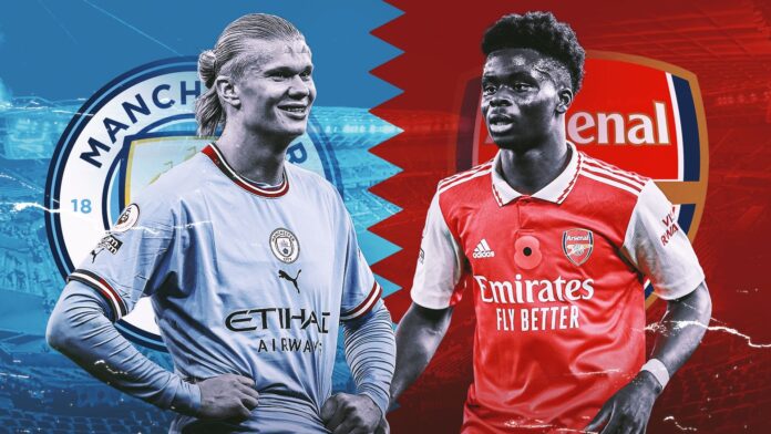 Arsenal vs Man City di Emirates.