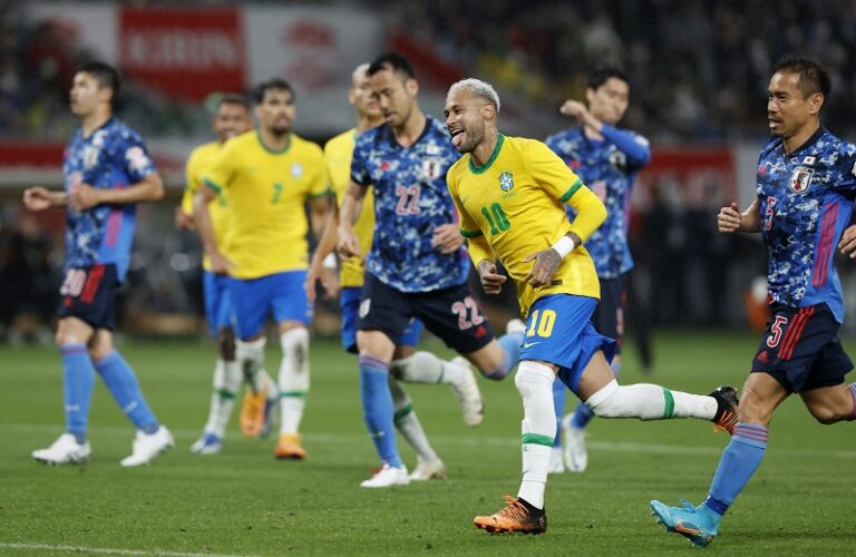Drama Jepang vs Brazil memanas di Tokyo.