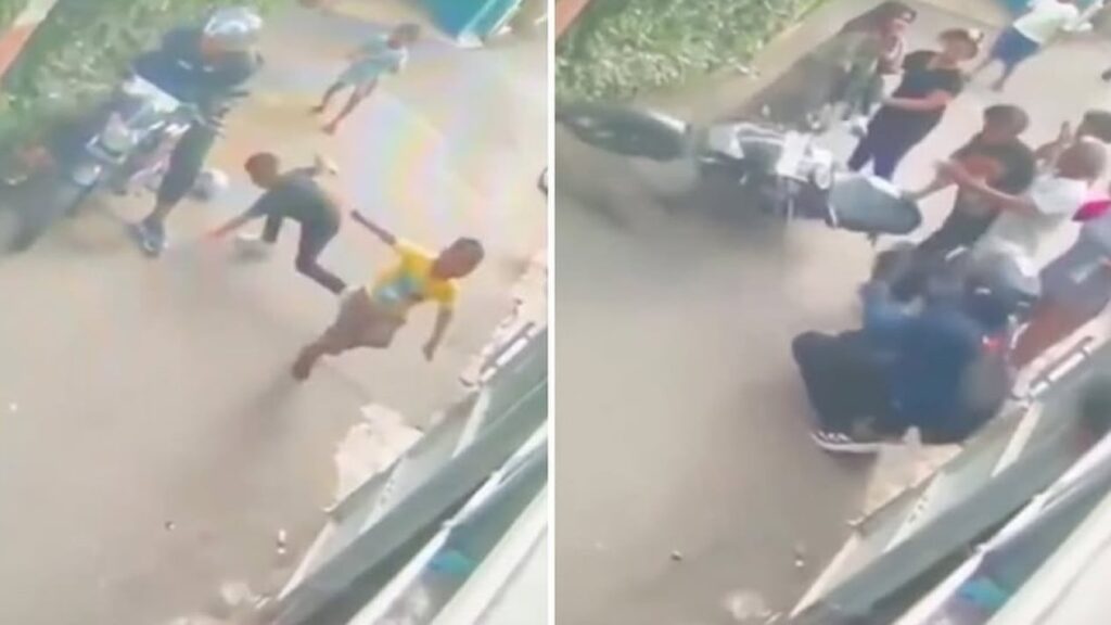 Kasus Amuk Massa di Bandung terhadap pemuda yang dituduh menabrak anak akhirnya dibongkar CCTV.