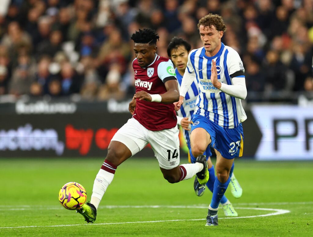 West Ham vs Brighton - Lintas Fokus West Ham vs Brighton di Amex Stadium.