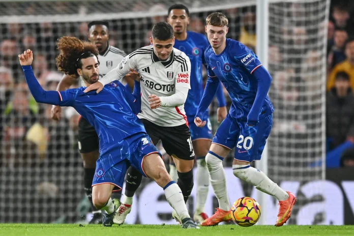 Chelsea vs Fulham di Craven Cottage.