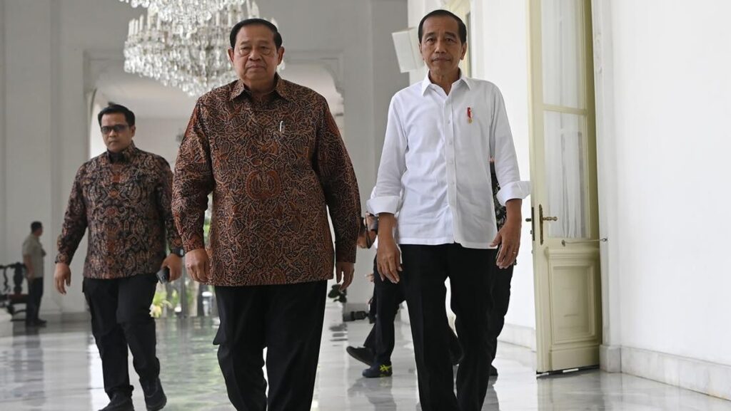 Kunjungan SBY di Istana, Disambut Langsung Oleh Jokowi