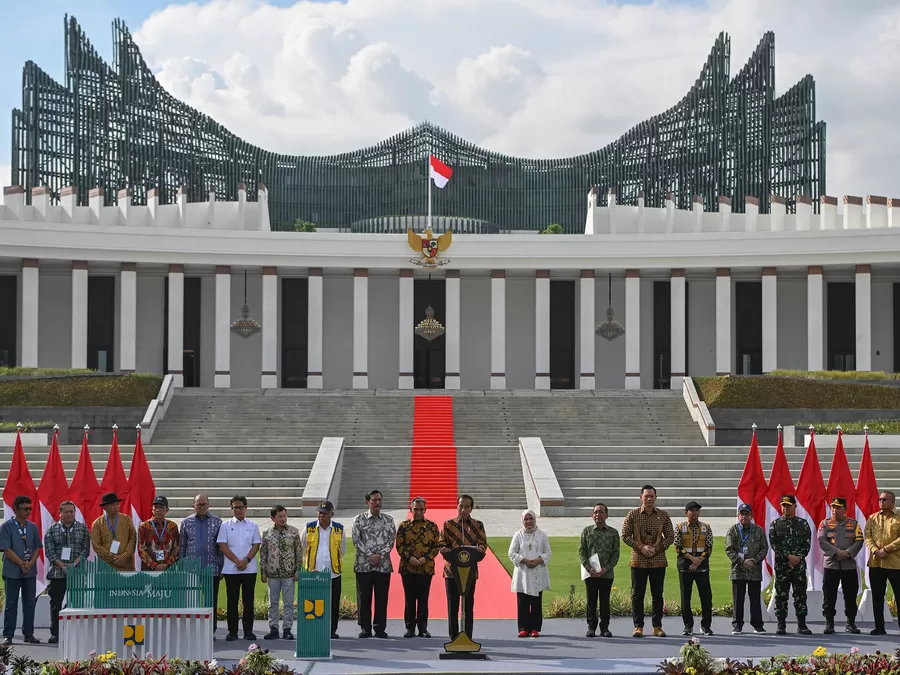 Presiden Jokowi Resmikan Istana Negara IKN