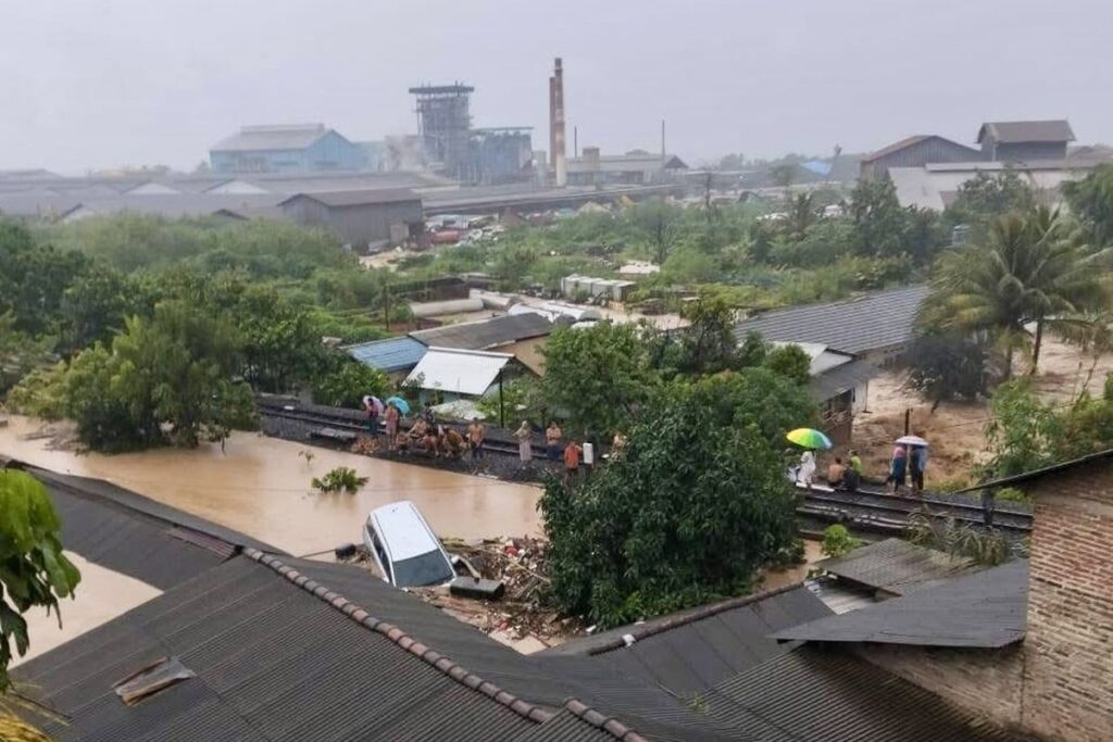 Bandar Lampung Banjir Akibat Hujan Deras Semalaman