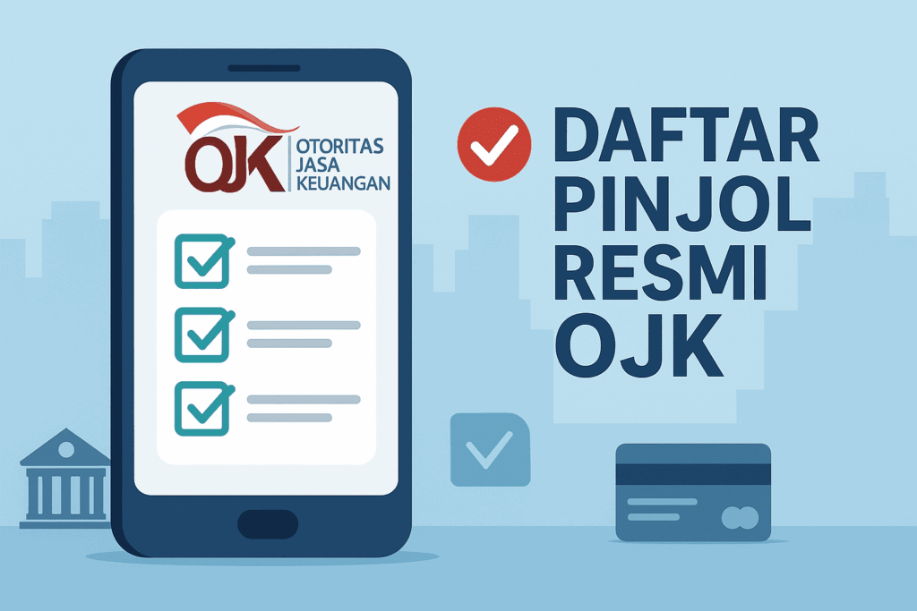 Daftar pinjol resmi OJK 2025 pada layar ponsel