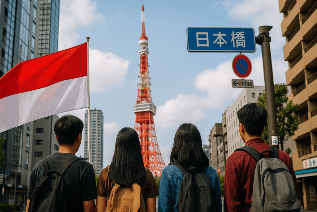 Ilustrasi WNI di Jepang