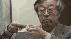 Ilustrasi figur anonim bertema Satoshi Nakamoto