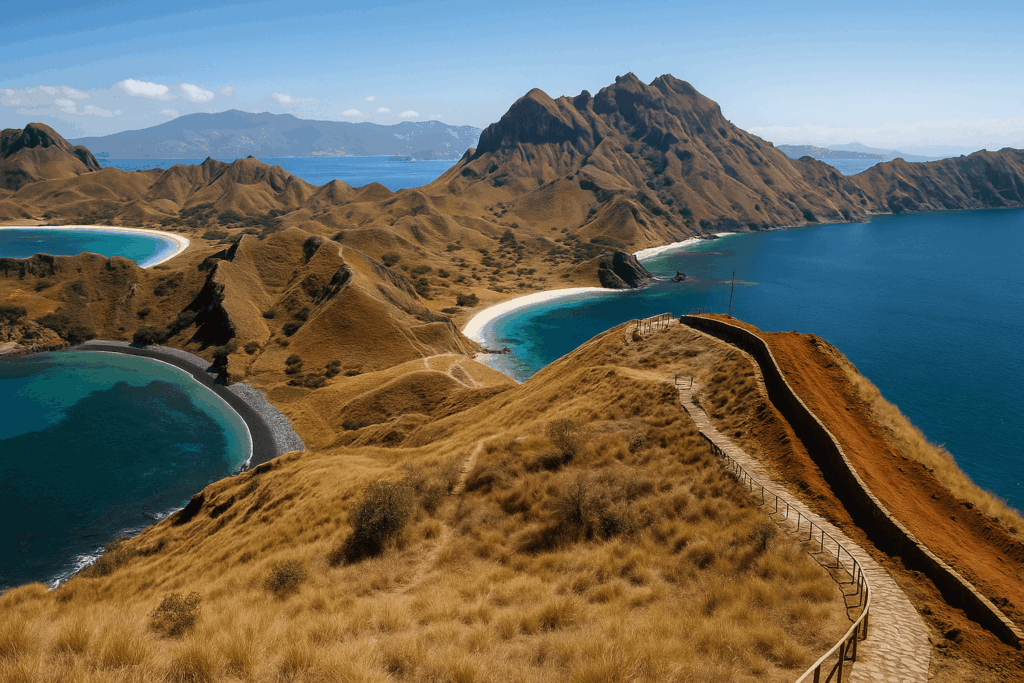 Ilustrasi AI Pulau Padar