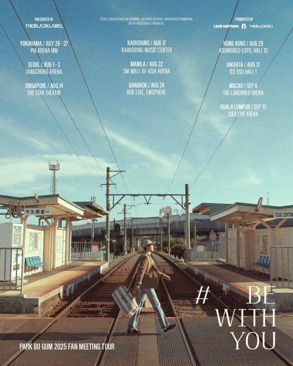 “PARK BO GUM 2025 FAN MEETING TOUR [BE WITH YOU]” di ICE BSD Hall 1 pada Minggu, 31 Agustus 2025