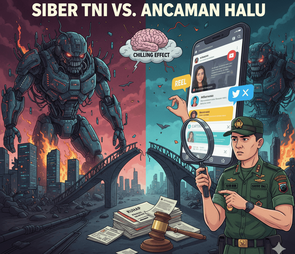 Siber TNI dan Kontroversi Pengawasan Konten Digital