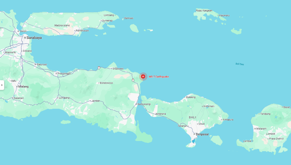 Gempa Bumi Hari Ini: M5,7 Banyuwangi