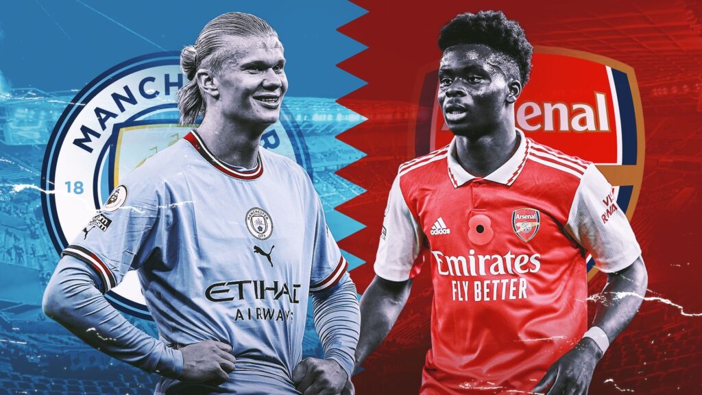 Arsenal vs Man City di Emirates.