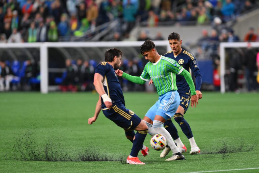 Whitecaps vs Sounders panas.