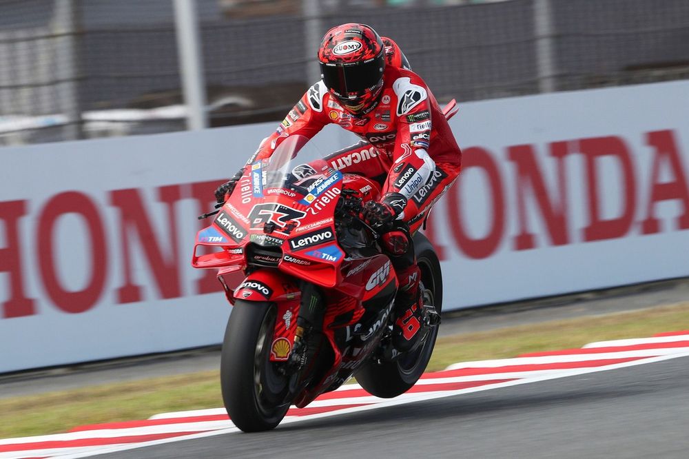 Francesco Bagnaia menang MotoGP Jepang.