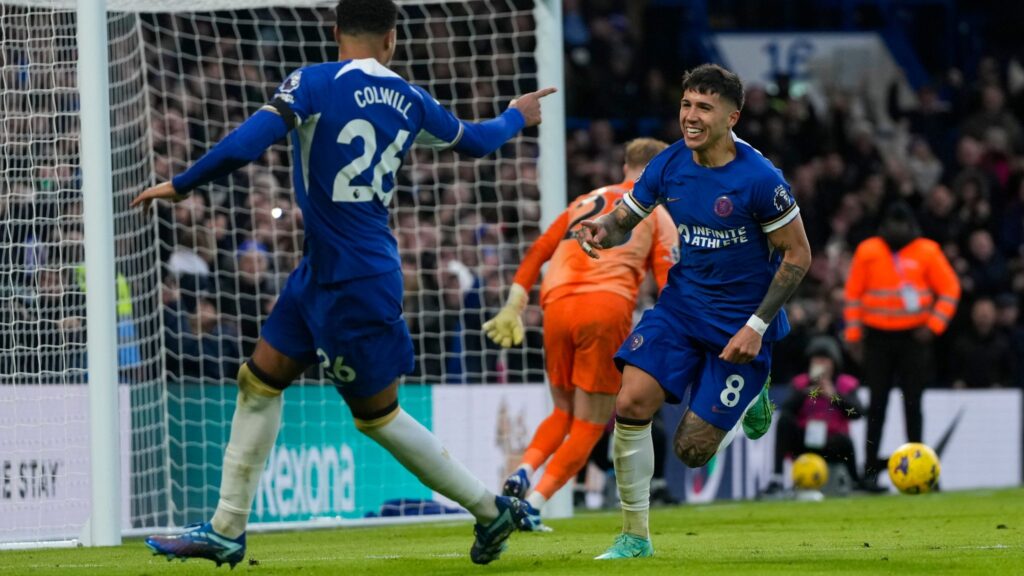 Chelsea vs Brighton di Stamford Bridge.