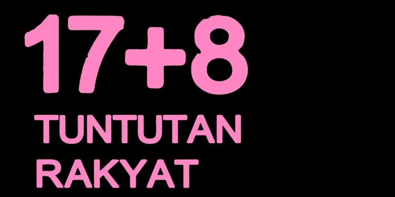 Tuntutan Rakyat 17+8 viral.