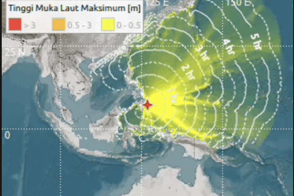 Potensi Tsunami akibat gempa Filipina bikin waspada.