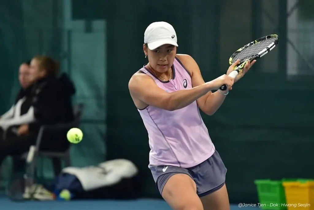 Janice Tjen melaju ke 16 besar Chennai Open 2025.