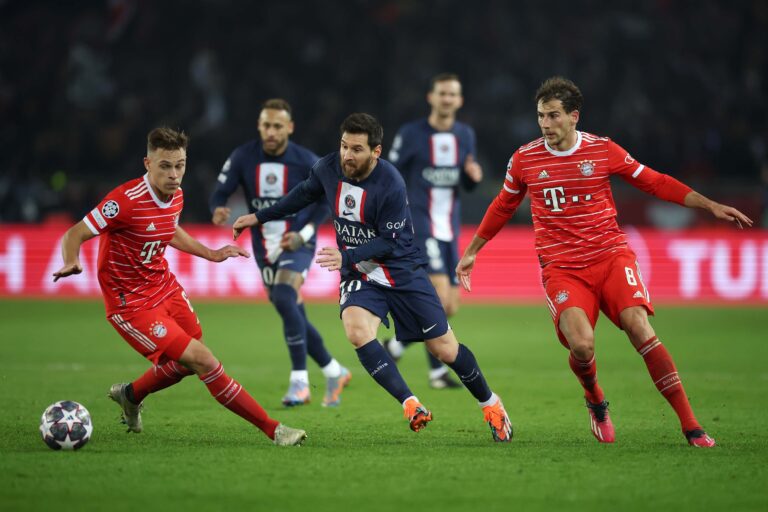 Bayern Munchen vs PSG di Parc des Princes.